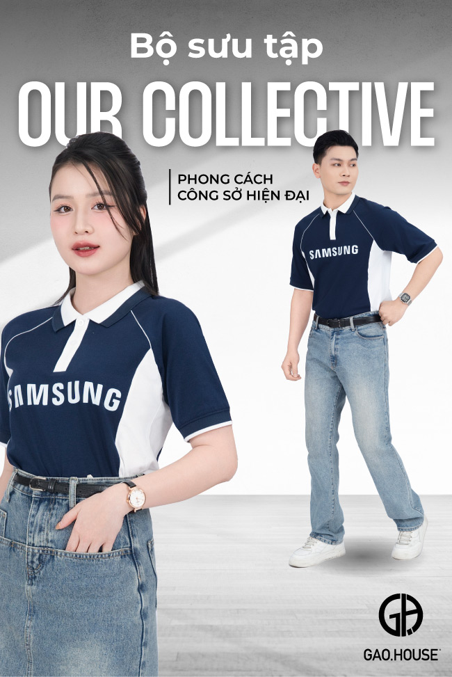 May áo thun đồng phục doanh nghiệp Samsung