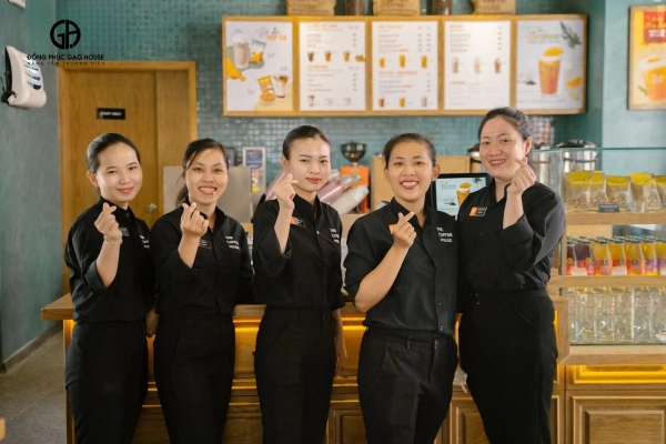 may đồng phục coffee giá rẻ