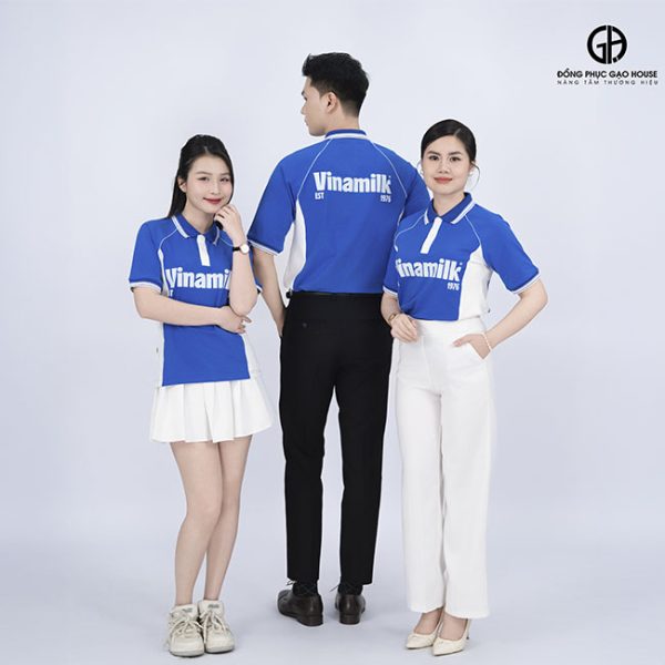 may đồng phục công ty vinamilk giá rẻ