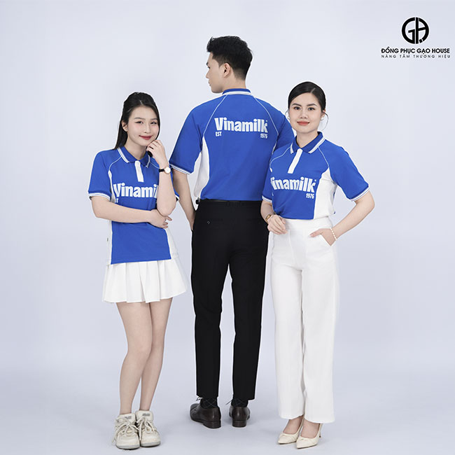 may đồng phục công ty vinamilk giá rẻ