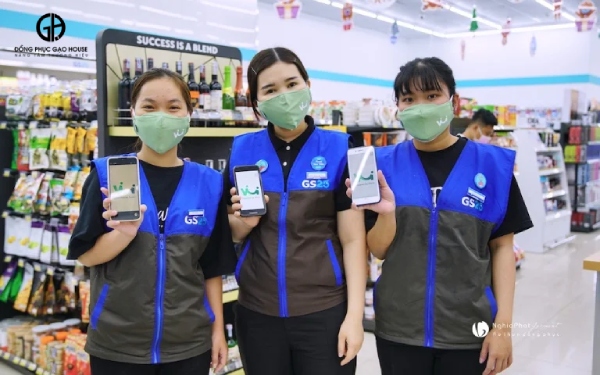 may đồng phục gs25 giá rẻ