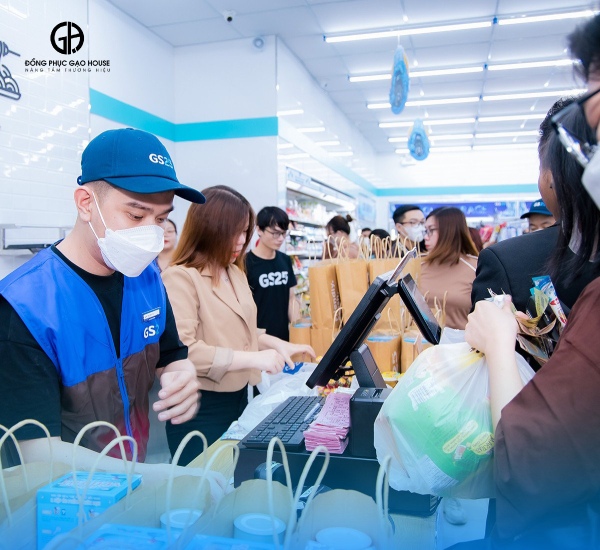 mũ lưỡi trai gs25 đồng phục