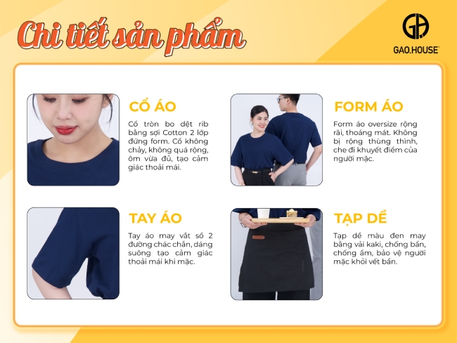 Sản phẩm chi tiết đồng phục doanh nghiệp thun xanh