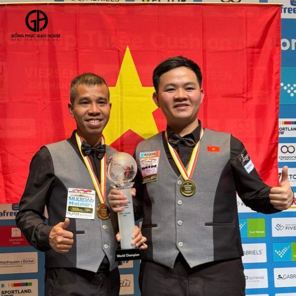 thiết kế đồng phục bida đẹp