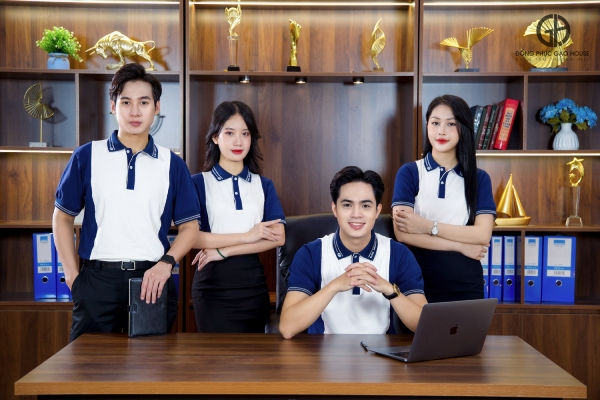 Vải lacoste may đồng phục công ty