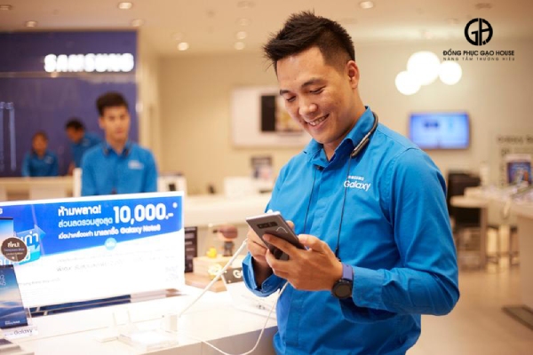 áo khoác gió đồng phục samsung