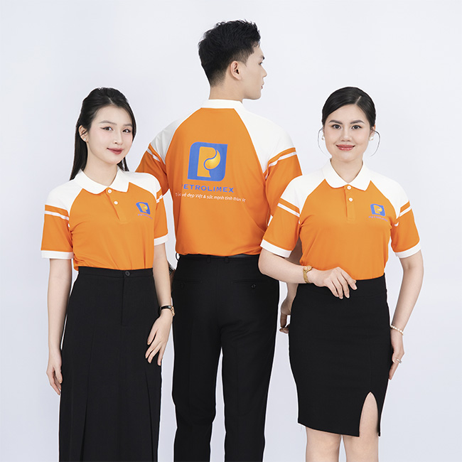 Áo đồng phục công ty với thiết kế trẻ trung, năng động