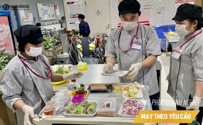 áo polo đồng phục aeon mall