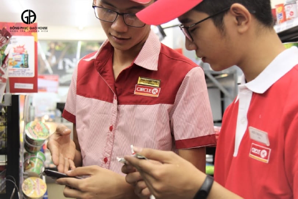 áo sơ mi đồng phục circle k