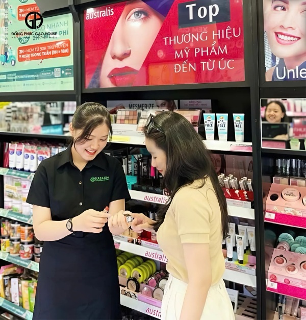 áo sơ mi đồng phục nhân viên hasaki