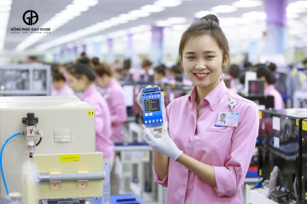 áo sơ mi đồng phục samsung