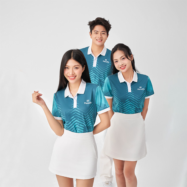 Áo thun 3D công ty đồng phục trẻ trung năng động ( Hình 2 )