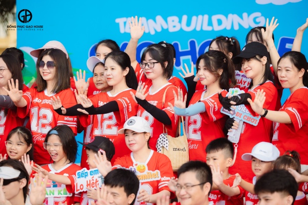 áo thun teambuilding đồng phục hasaki