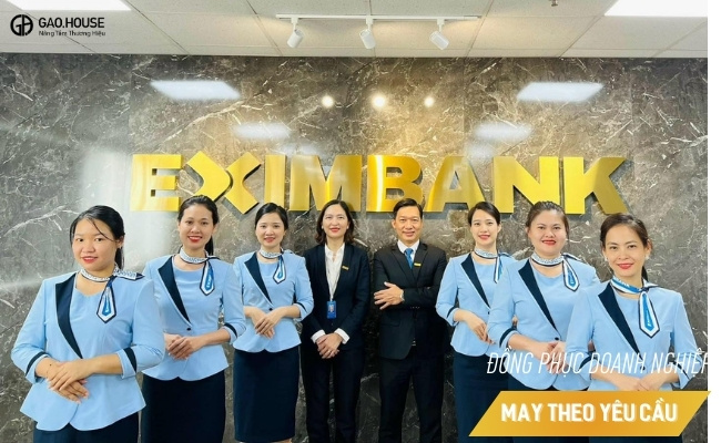 áo vest đồng phục eximbank