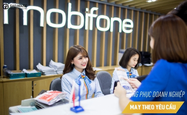 đồng phục nhân viên mobifone