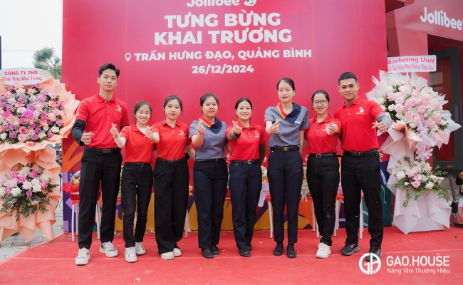 đồng phục quản lý jollibee