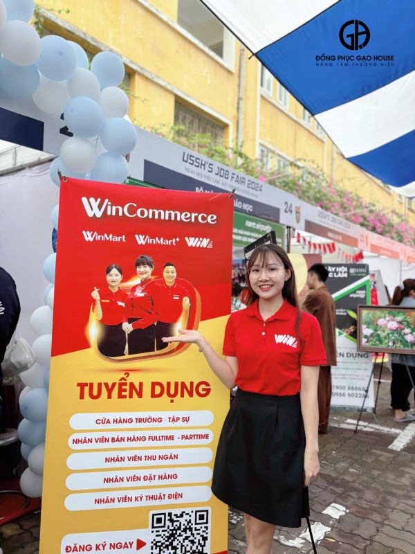 đồng phục thu ngân vinmart