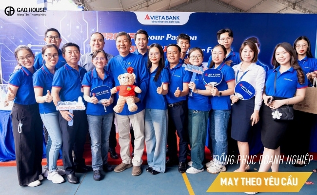 đồng phục việt á bank