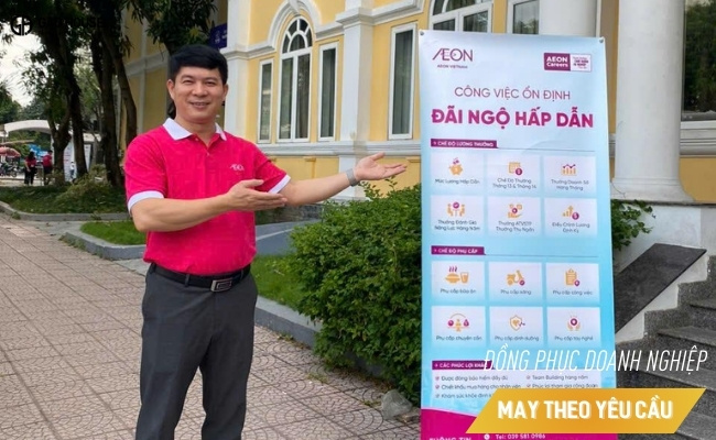 in áo đồng phục Aeon