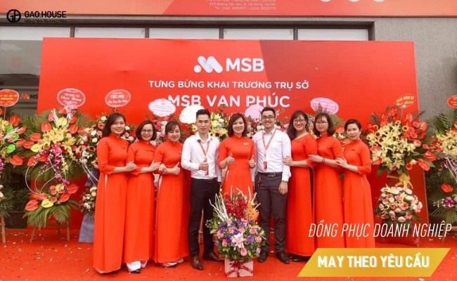 in đồng phục maritime bank