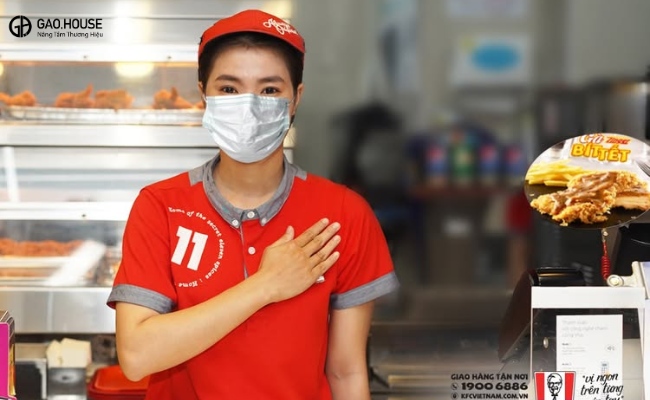 in đồng phục thử việc kfc