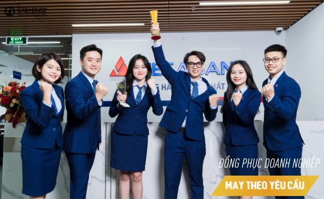 may đồng phục việt á bank