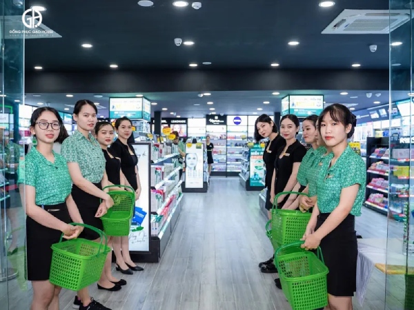 thiết kế đồng phục nhân viên hasaki