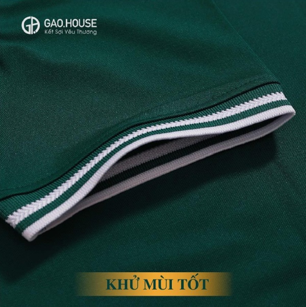 vải cotton poly may đồng phục hasaki