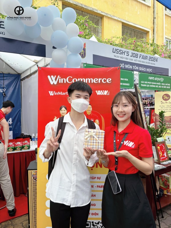 vải may đồng phục winmart
