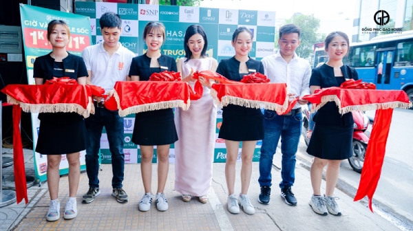 váy liền thân đồng phục hasaki