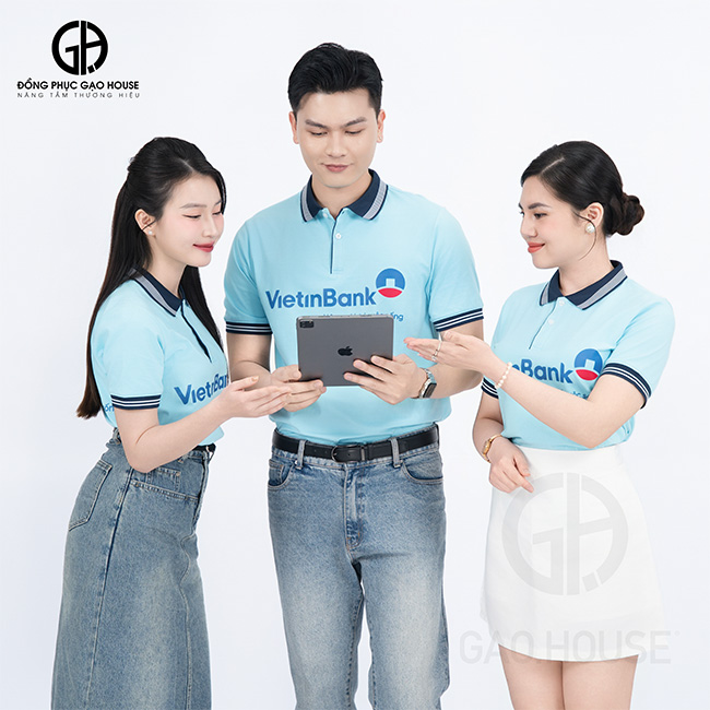 áo thun đồng phục ngân hàng tại Nha Trang