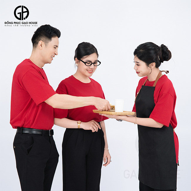 đặt may áo thun nhà hàng tại nha trang