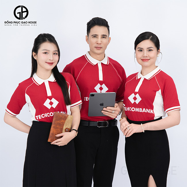 đồng phục ngân hàng techcombank