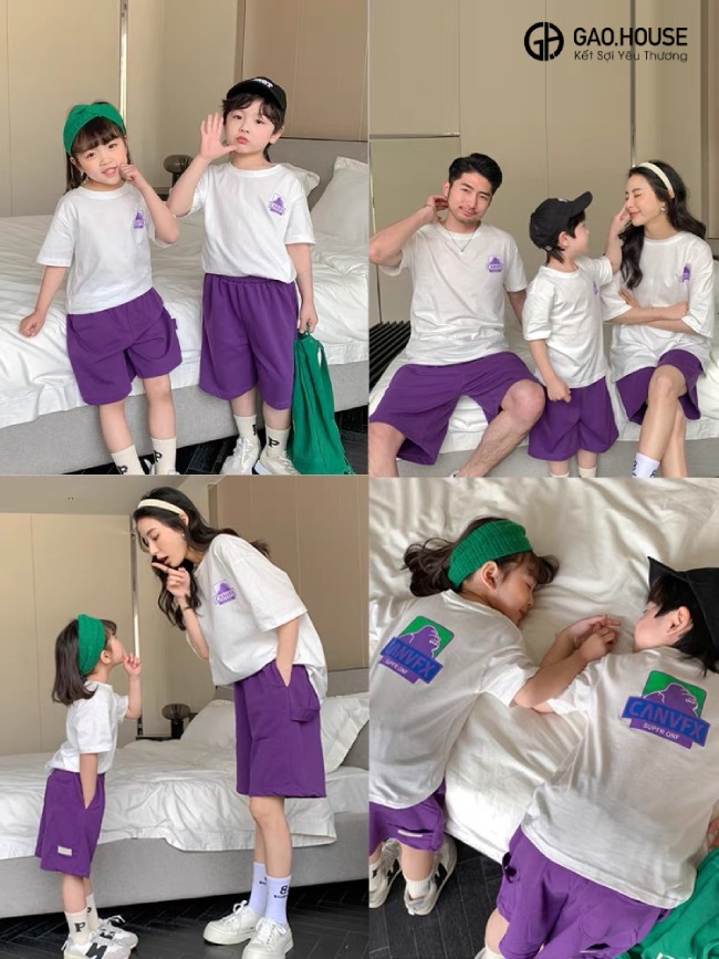 Áo phông gia đình đẹp