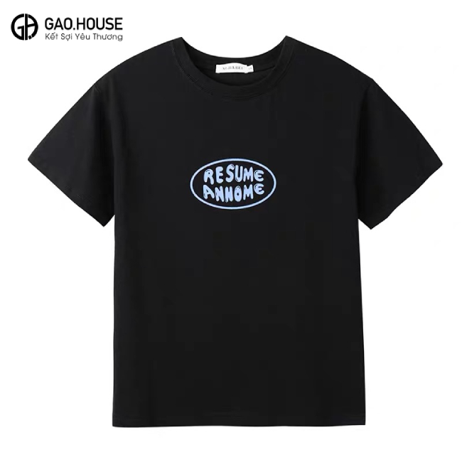 Áo thun đồng phục gia đình màu đen