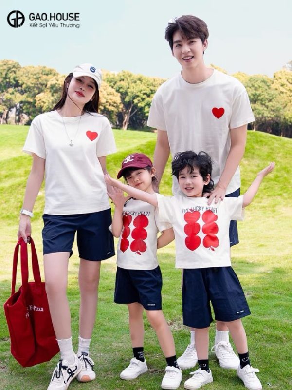 Đặt may áo thun gia đình giá rẻ