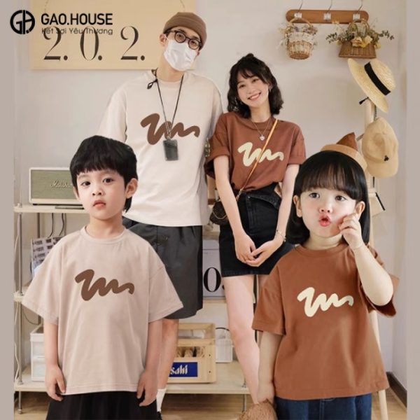 In áo gia đình theo yêu cầu