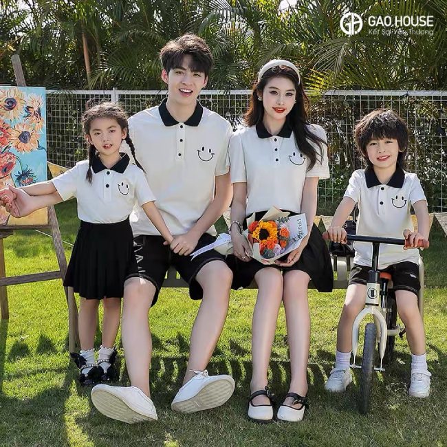May áo gia đình đồng phục giá rẻ