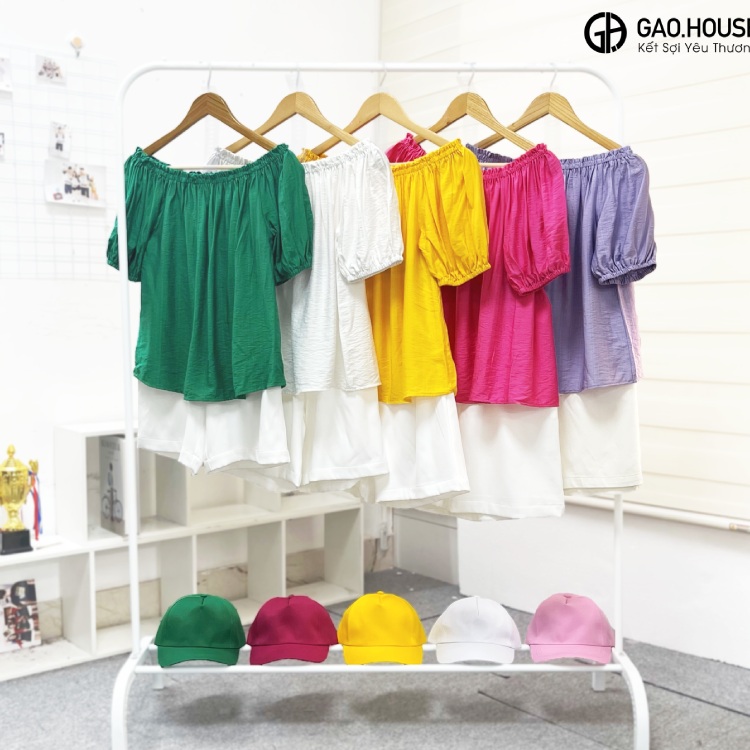 Quà tặng áo nhóm đũi trễ vai