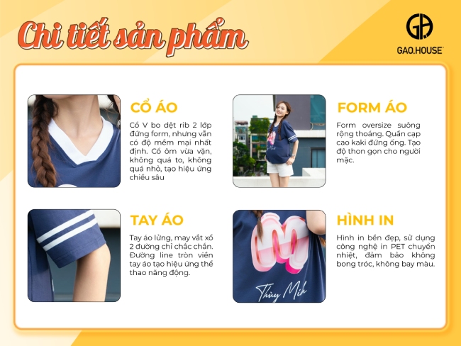 Sản phẩm chi tiết áo nhóm cổ V xanh navy