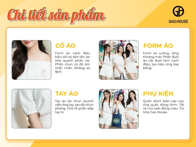 Sản phẩm chi tiết áo nhóm đũi trễ vai trắng