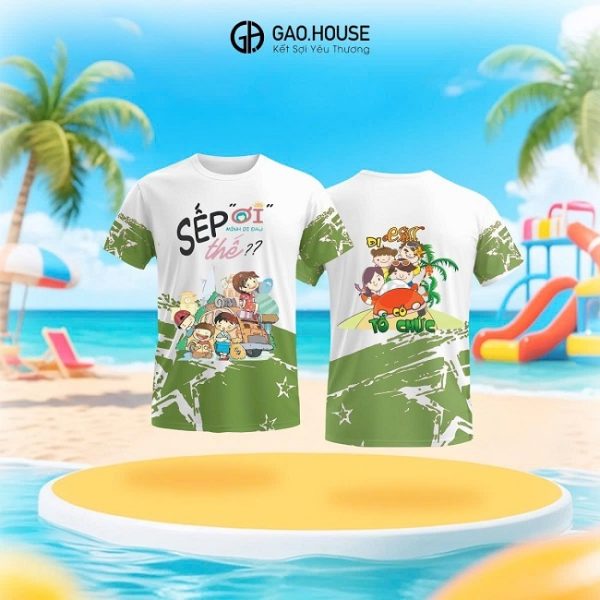 Áo nhóm 3D sếp ơi