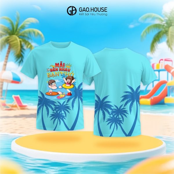Áo nhóm cây dừa mãi bên nhau bạn nhó