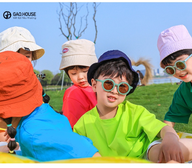 Áo nhóm sắc màu dành cho trẻ em