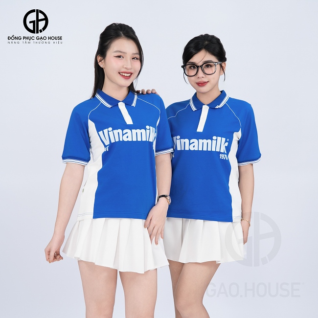 áo polo đồng phục doanh nghiệp vinamilk