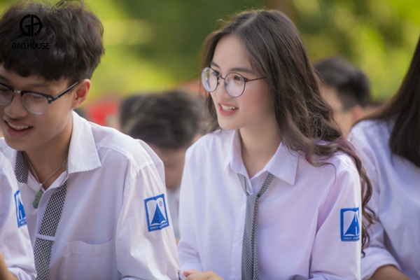 Áo sơ mi đồng phục trường quốc tế Ams