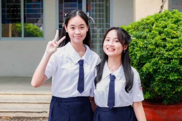 Áo sơ mi trắng đồng phục thpt phú nhuận tphcm