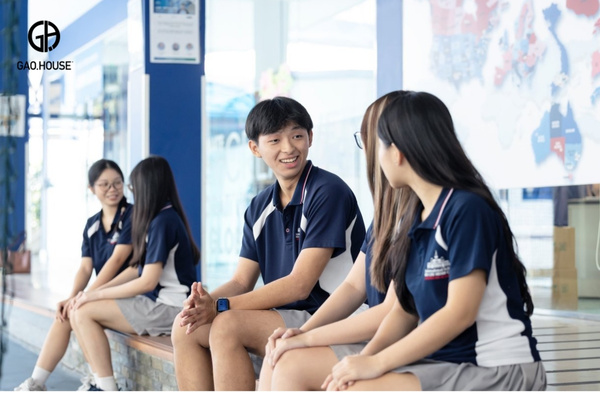 Áo thun đồng phục có cổ màu xanh than