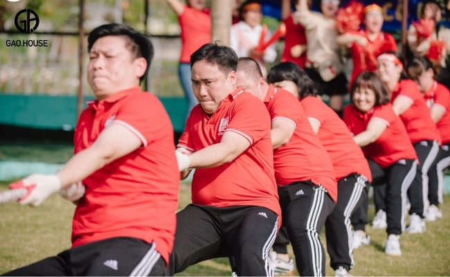 Đồng phục đi biển công ty form rộng dễ vận động