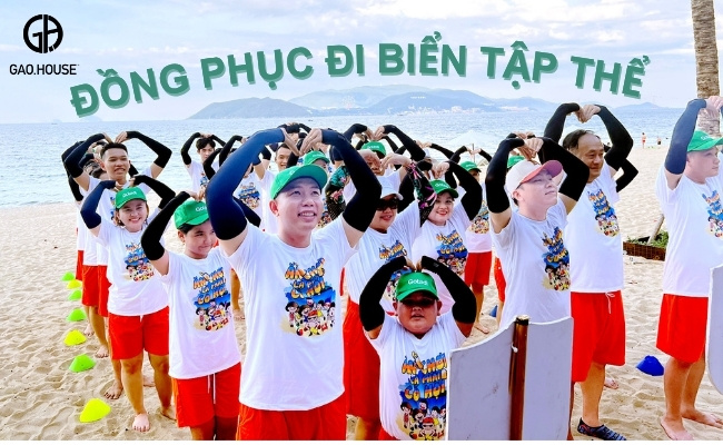 Đồng phục đi biển tập thể đẹp